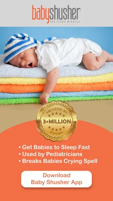 Baby Shusher Sleep Miracle App Ekran Görüntüleri