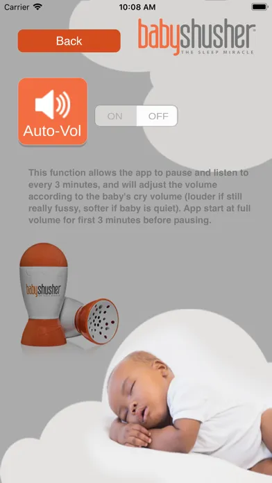 Baby Shusher Sleep Miracle App Ekran Görüntüleri