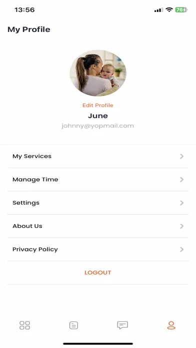 Скриншоты NannyNow Provider