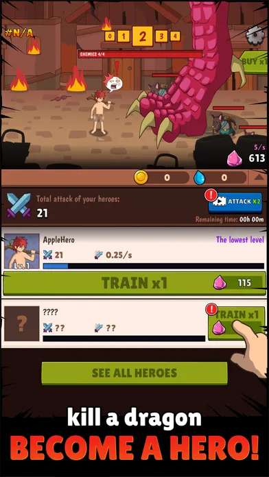 Скриншоты Hero Hero Clicker - Idle Game