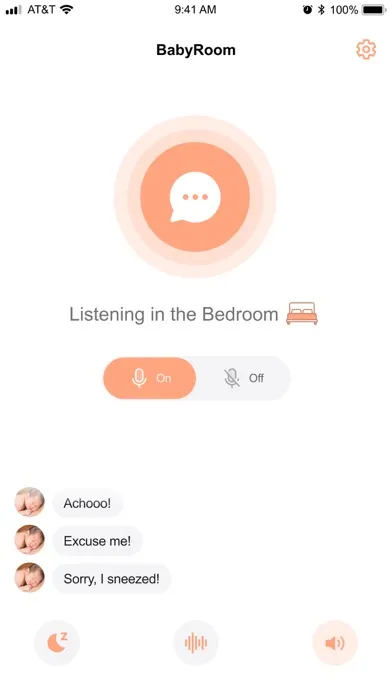 Capturas de tela do BabyTalk Translator