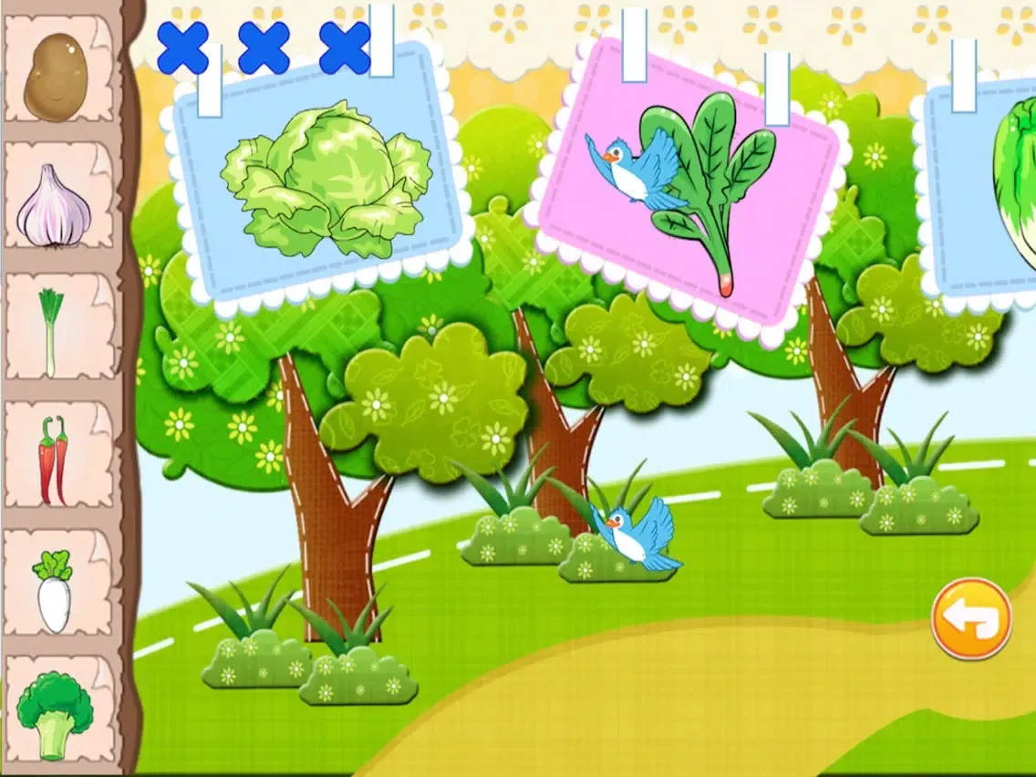 Скриншоты Baby Learn Vegetable iPad 