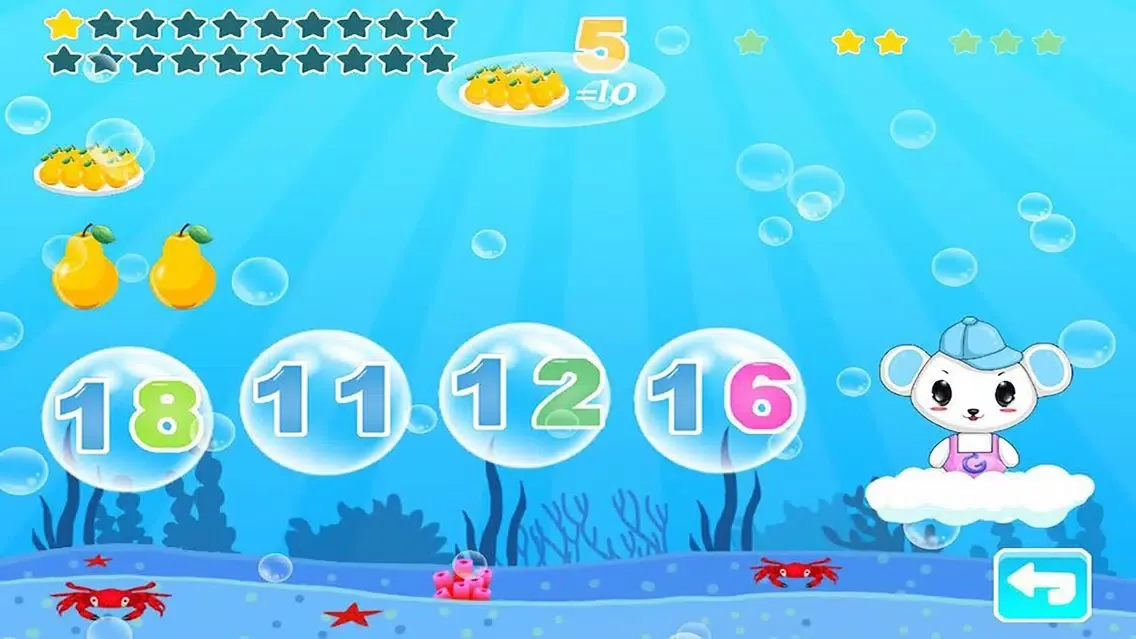 Capturas de pantalla de Kids Learn Math - best free Educational game for kids,children addition,baby counting