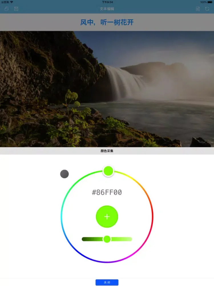 synthesizer of text to picture iPad  Screenshots