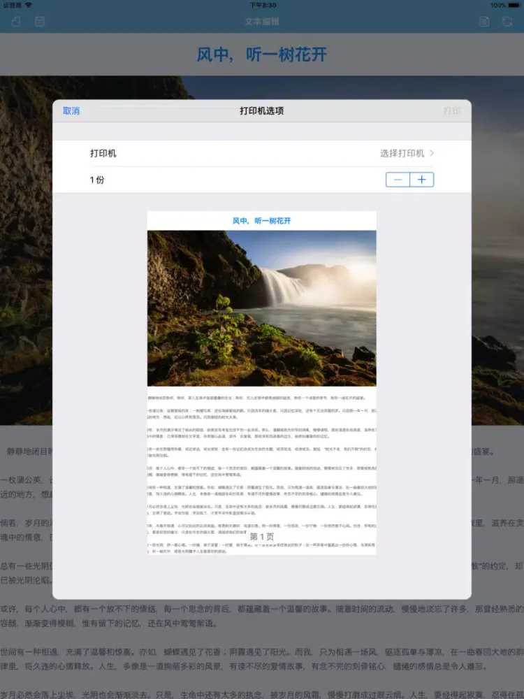 synthesizer of text to picture iPad  Screenshots
