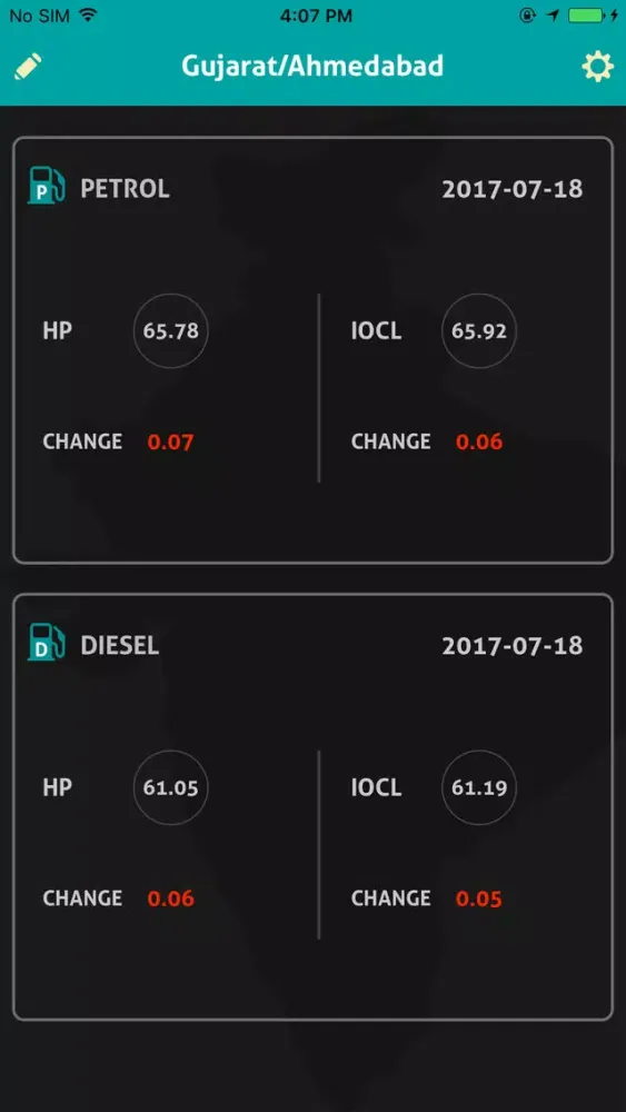 Fuelr ₹ | Today’s Petrol & Diesel Price in India স্ক্রিনশট