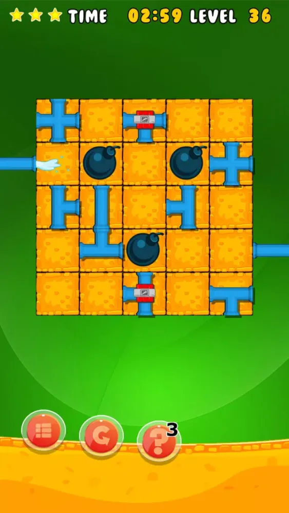 Capturas de tela do Water Plumber