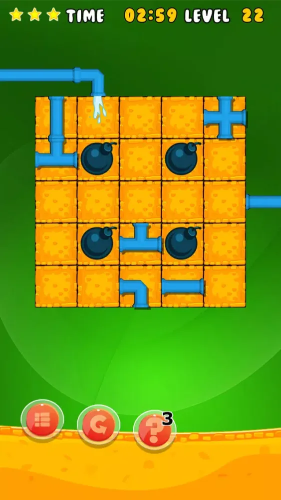 Capturas de tela do Water Plumber