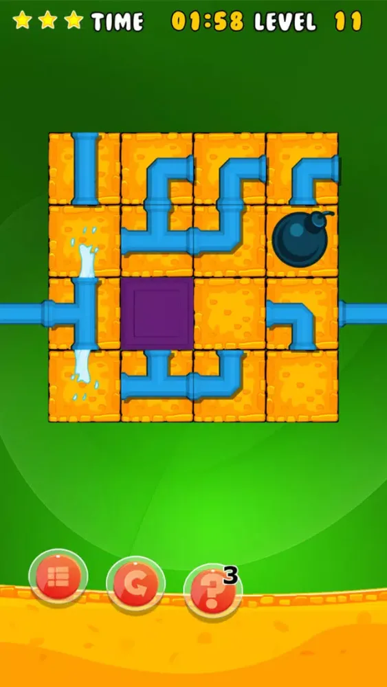 Capturas de tela do Water Plumber