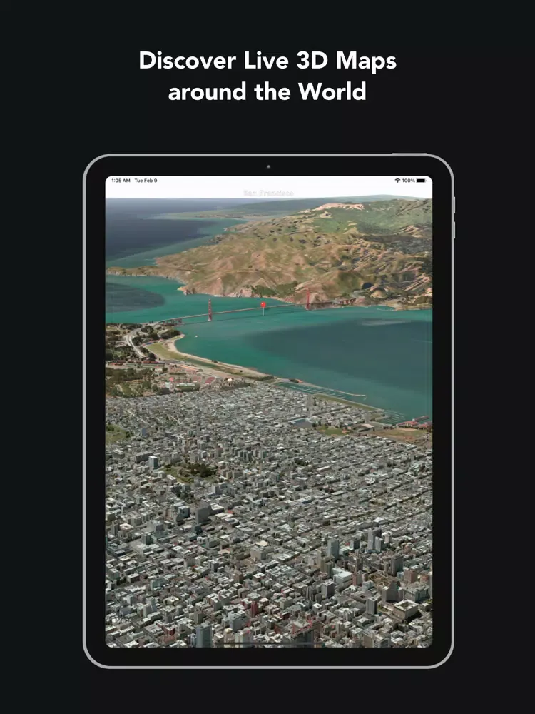 Tangkapan skrin Atlas Maps: City Tour of Earth iPad 