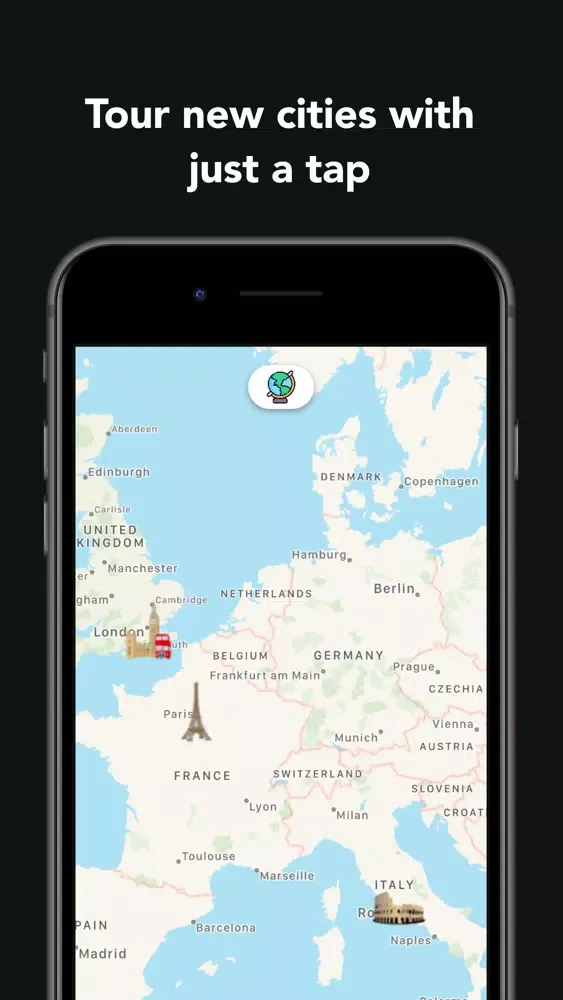 Tangkapan skrin Atlas Maps: City Tour of Earth