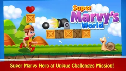 Super Marvy's World Jump & Run سکرین شاٹس