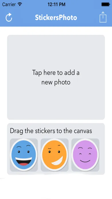 Tangkapan layar Photo Stickers Emoji Booth : Emoticon for Pictures