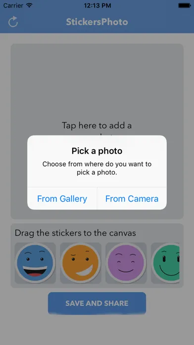 Tangkapan layar Photo Stickers Emoji Booth : Emoticon for Pictures