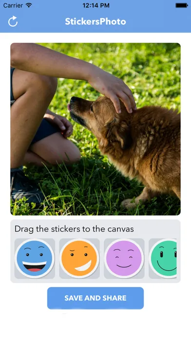Tangkapan layar Photo Stickers Emoji Booth : Emoticon for Pictures