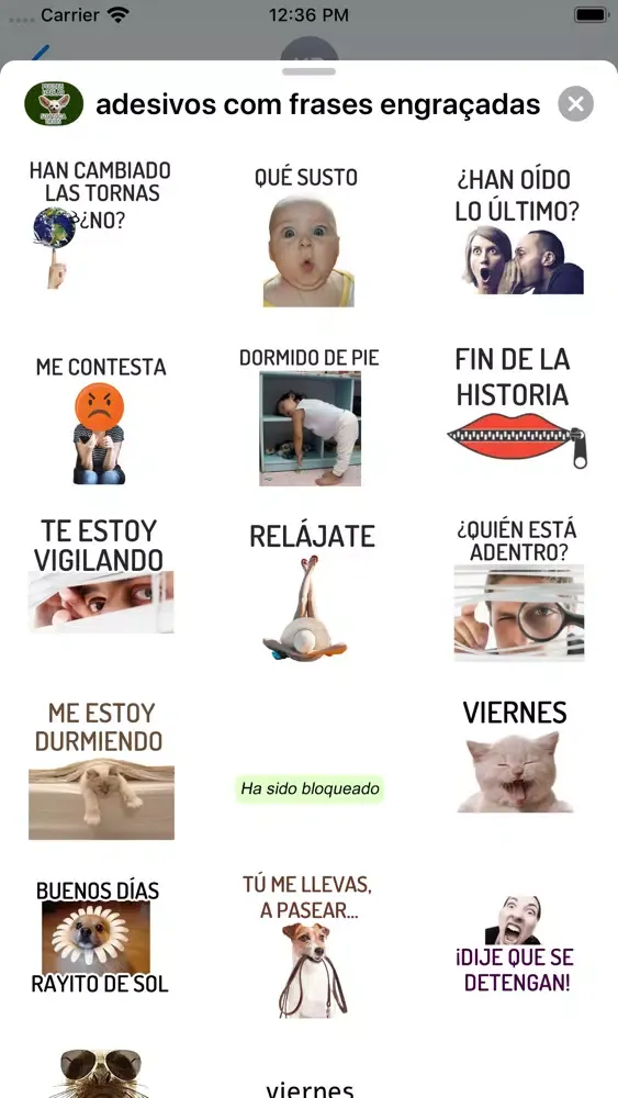 adesivos com frases engraçadas स्क्रीनशॉट