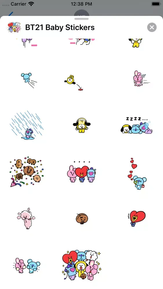 BT21 Baby Stickers应用截图