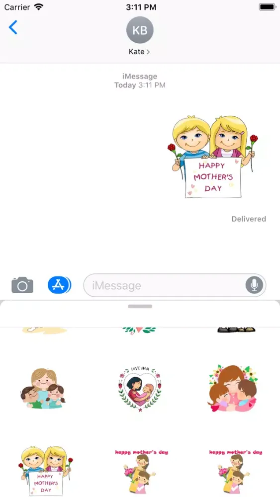 ملصقات عيد الأم应用截图