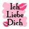 Ich liebe dich Stickers