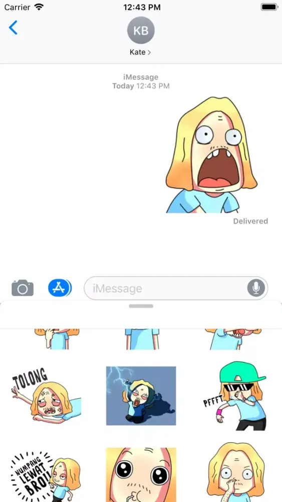 Koleksi Sticker Lucu স্ক্রিনশট