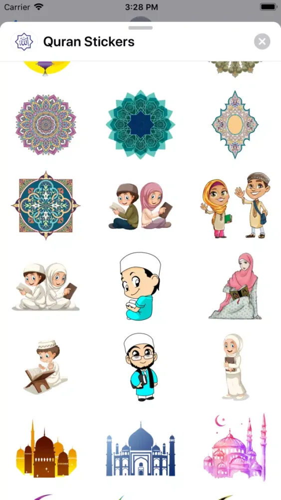 Quran Stickers Ekran Görüntüleri