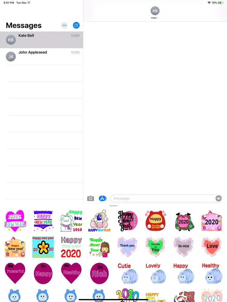 Stiker Tahun Baru iPad 应用截图