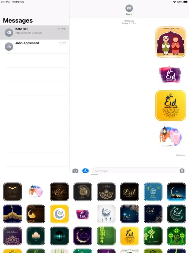 Capturas de pantalla de Stiker Ucapan Idul Fitri iPad 