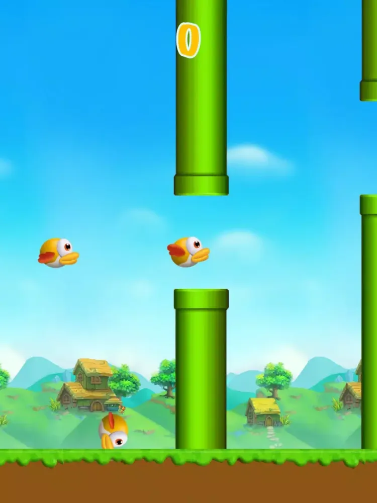 Captures d'écran de Super Bird Adventure - The Endless Flappy Tiny Bird iPad 