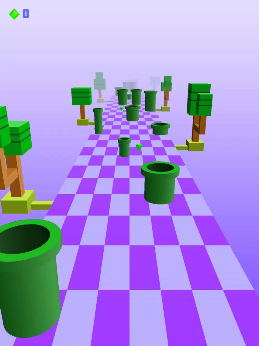Tangkapan skrin Flappy 3D - Rolling Challenger iPad 