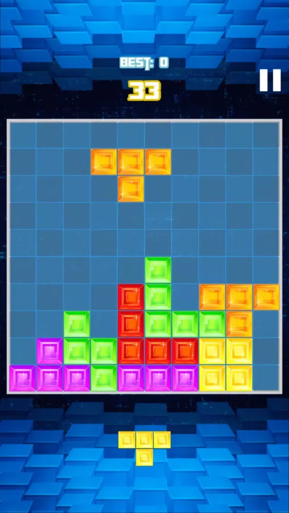 ภาพหน้าจอของ Tetra Brick Puzzle Game - 10x10 Blitz Challenge