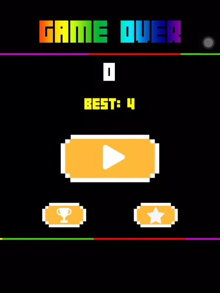Flappy Tiny Pixels - Color Flop iPad  سکرین شاٹس