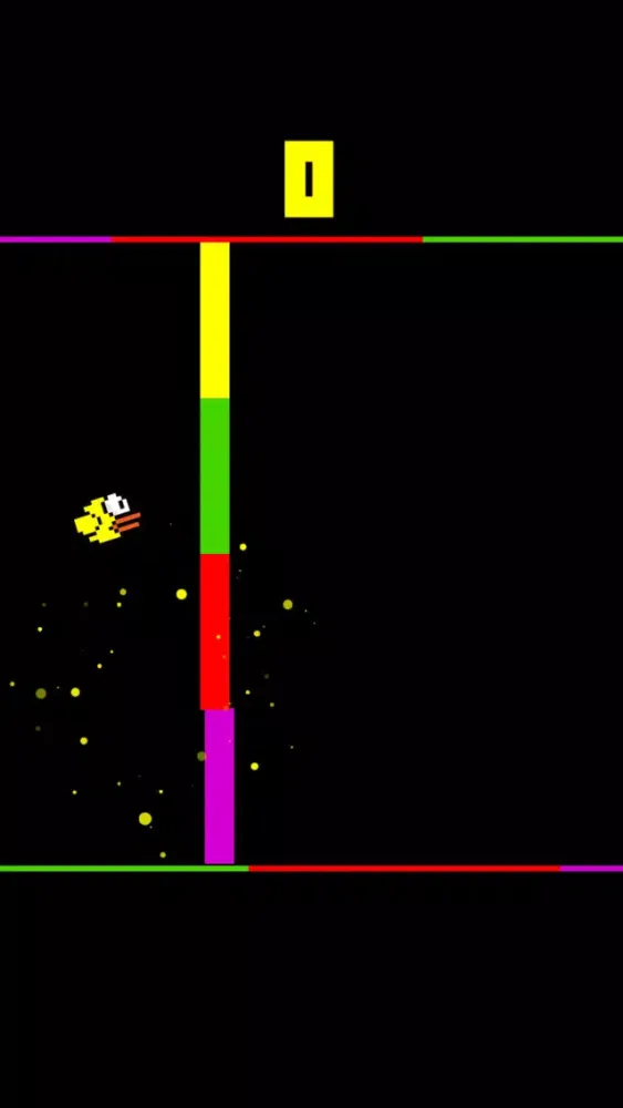 Flappy Tiny Pixels - Color Flop سکرین شاٹس