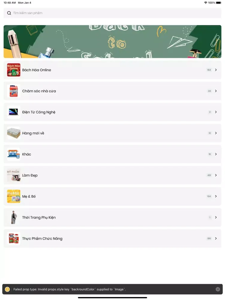 Скриншоты Bách Hóa CC iPad 