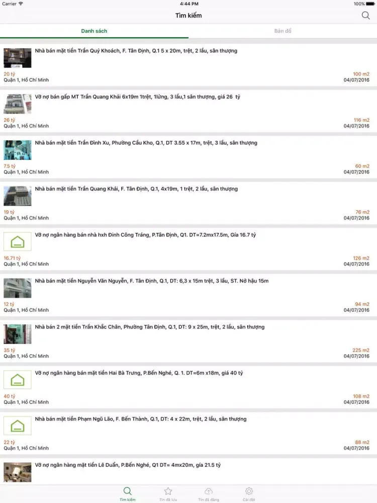 Nhà Đất Bạch Vân - Bat Dong San Bach Van iPad  Screenshots
