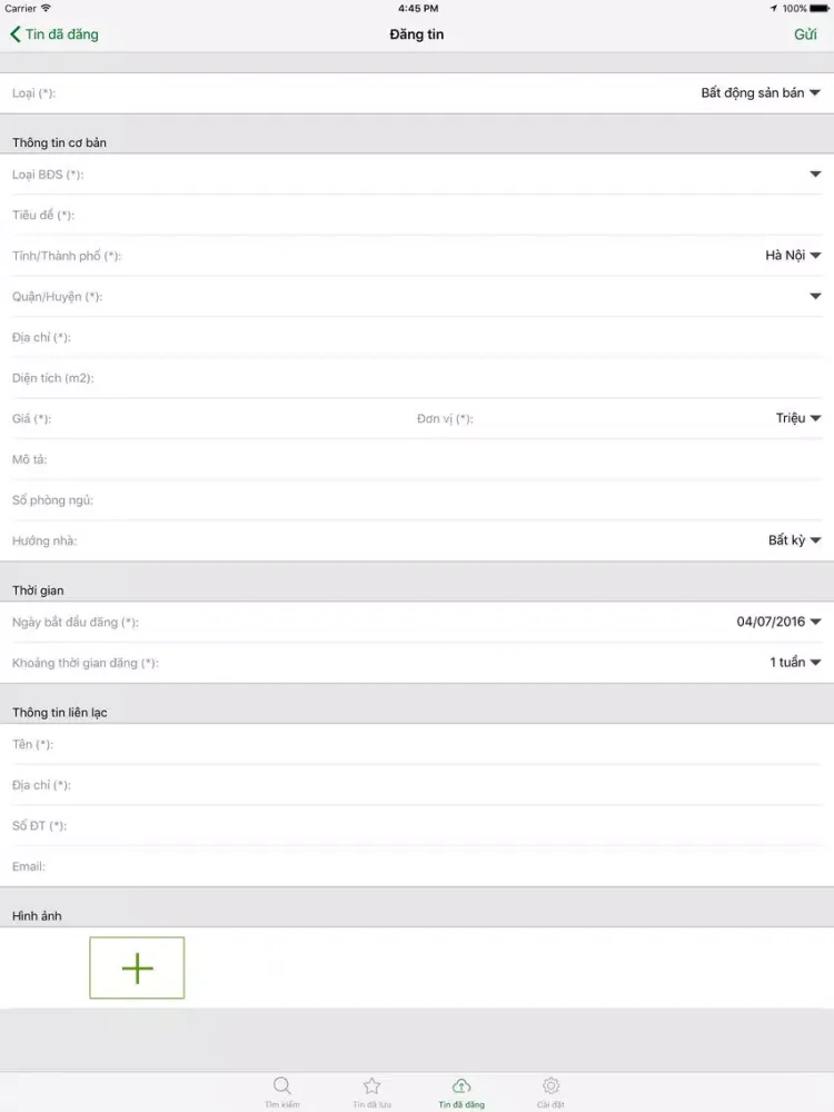 Nhà Đất Bạch Vân - Bat Dong San Bach Van iPad  Screenshots