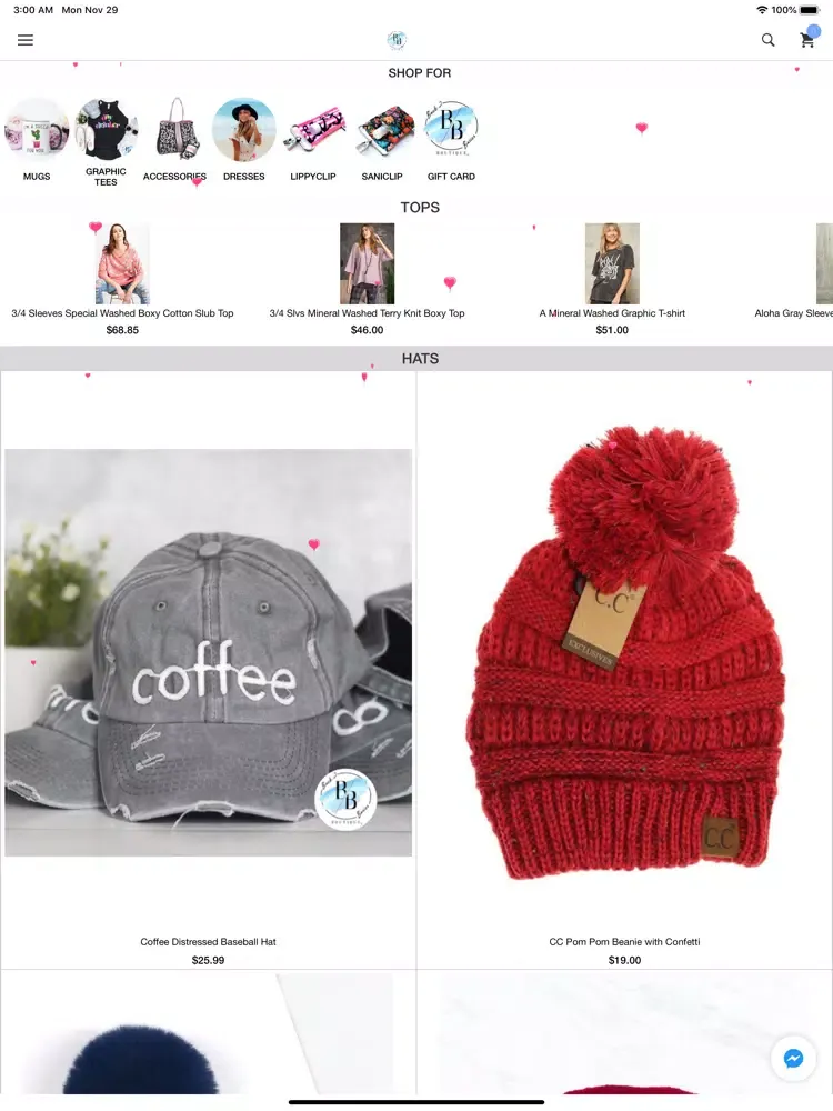 Screenshot di Back2Basics Boutique iPad 