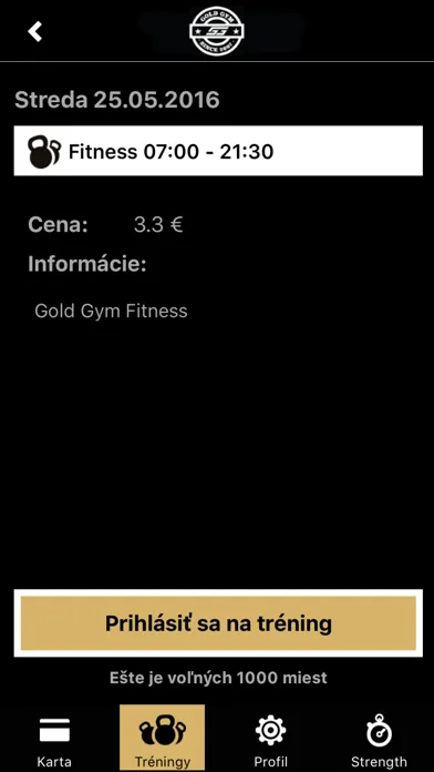 Gold Gym應用截圖