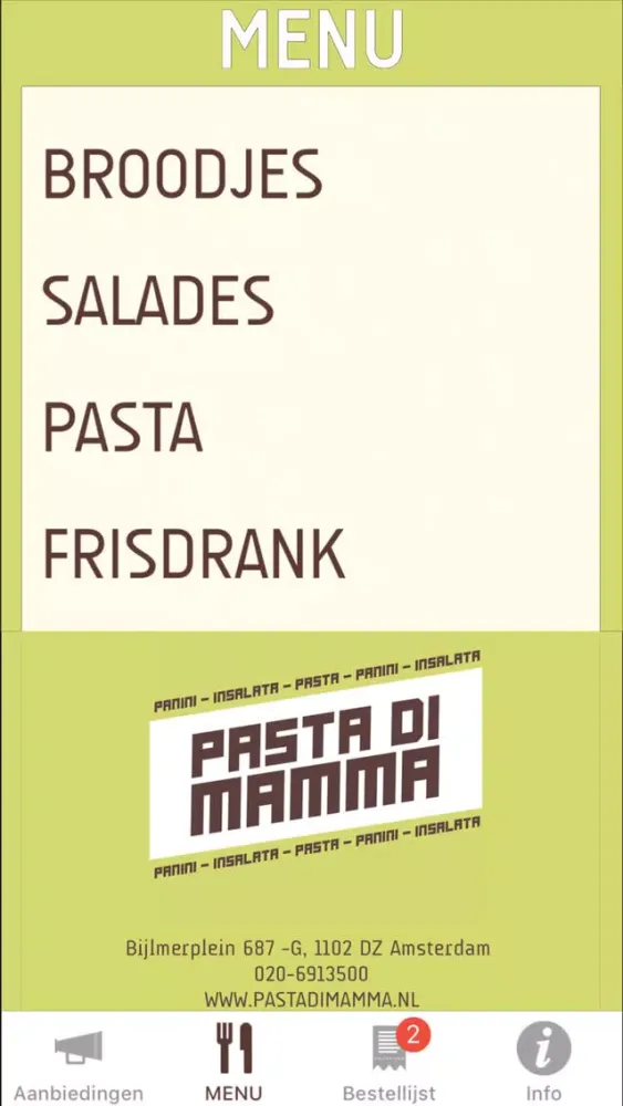 Pasta di mamma سکرین شاٹس