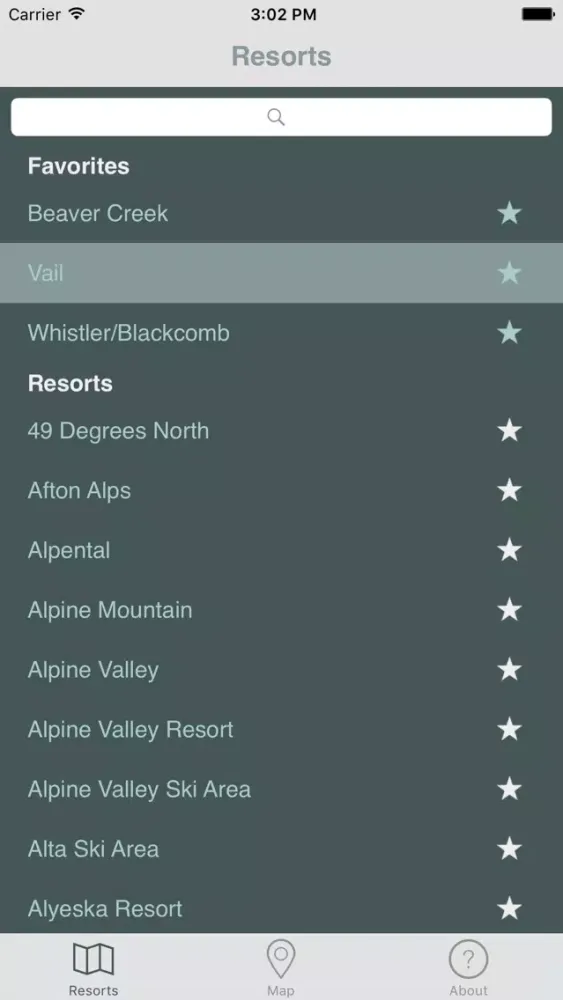 Ski Resort Trail Maps Screenshots