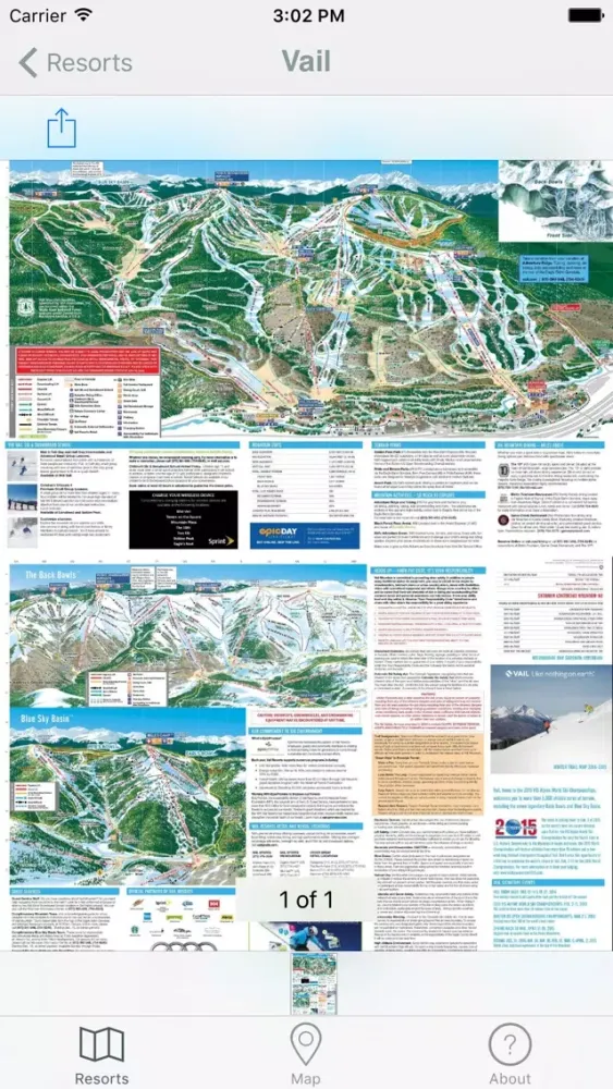 Ski Resort Trail Maps Screenshots