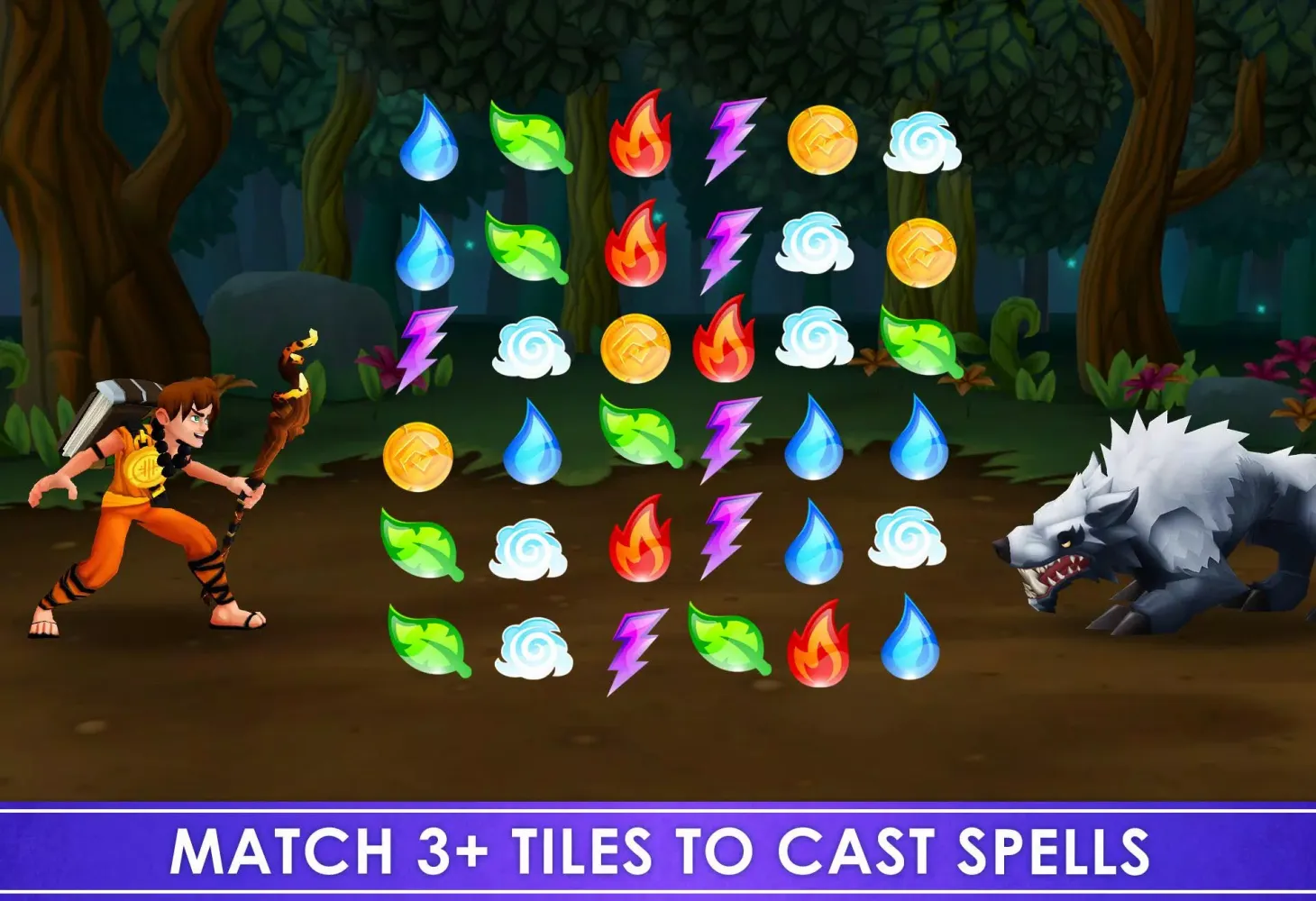 Captures d'écran de Spellfall