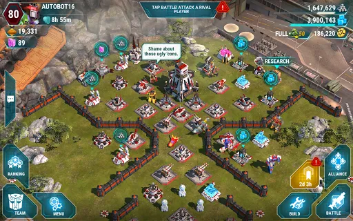 Tangkapan layar TRANSFORMERS: Earth Wars