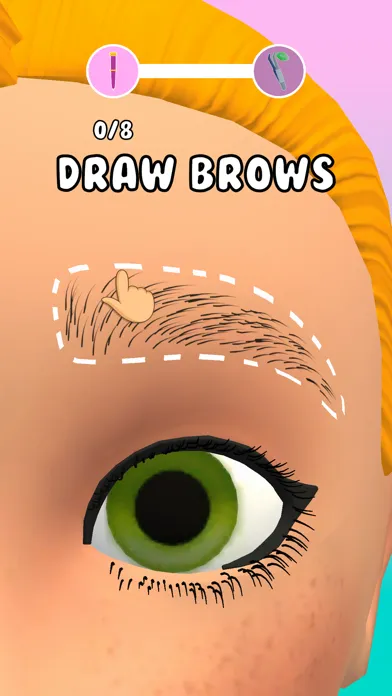 Capturas de pantalla de Brow Stylist