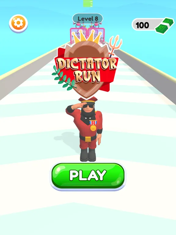 Tangkapan skrin Dictator Run iPad 