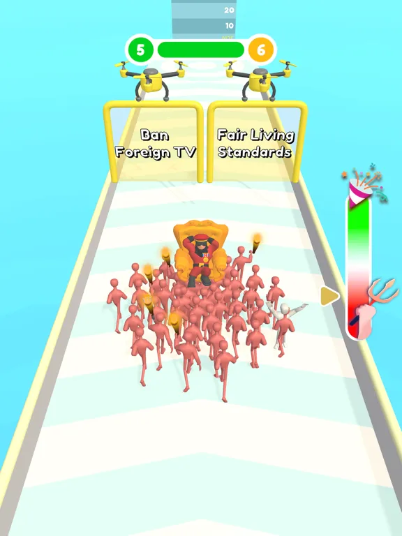 Tangkapan skrin Dictator Run iPad 