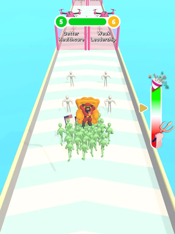 Tangkapan skrin Dictator Run iPad 