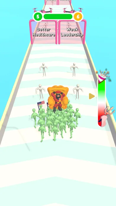 Tangkapan skrin Dictator Run