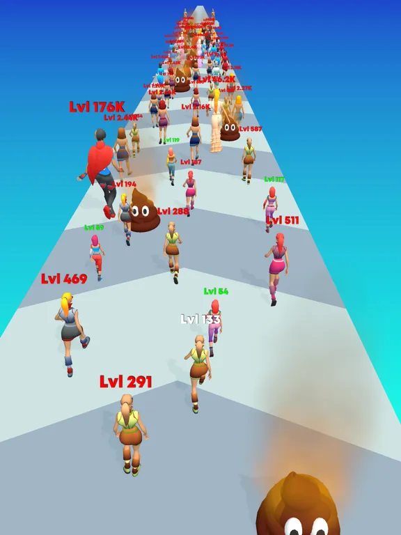 Tangkapan layar Fashion Crowd iPad