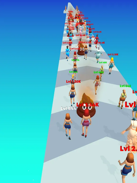 Tangkapan layar Fashion Crowd iPad