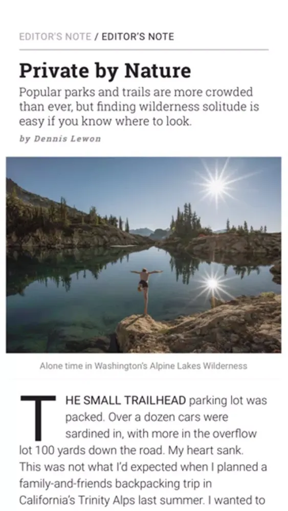 Capturas de pantalla de BACKPACKER